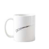 Black and White Shooting Star mugs