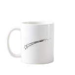 Black and White Shooting Star mugs