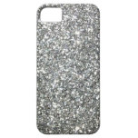 Black and White "Silver" granite Pattern iPhone 5 Cases