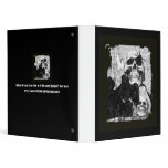 Black and White Skulls Avery Binder