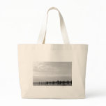 Black and White Sky Posts Canvas Bags