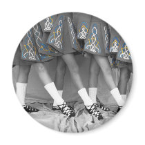Black and White Soft Shoes Magnet