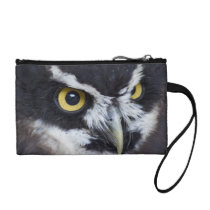 Black and White Specacled Owl Coin Wallets