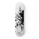 black and white splatter skate board skateboards by lildud3 black and white splatter skate board skateboards