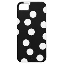 Black and White Spotty Design. iPhone 5 Cases