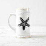 Black and white starfish mugs
