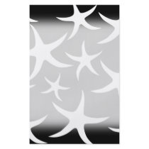 Black and White Starfish Pattern. Custom Flyer