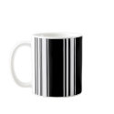 Black and White Stipes Mug