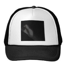 BLACK AND WHITE STOMP TRUCKER HATS
