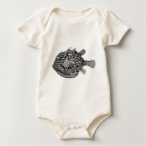 Black and White Striped Cowfish t-shirts