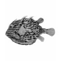Black and White Striped Cowfish t-shirts by tartanphoenix Black and White Striped Cowfish t-shirts