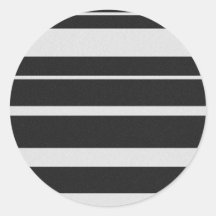 Black and White Striped Stickers