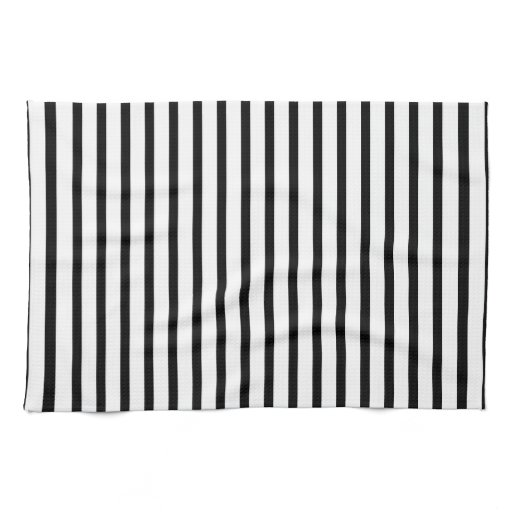 Black and White Stripes Hand Towels Zazzle