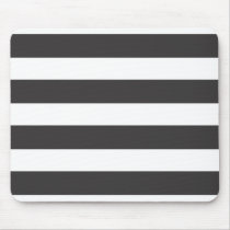 Black and White Stripes Mousepad