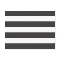 Black and White Stripes Postcard