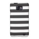 Black and White Stripes Samsung Galaxy S Case