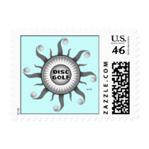 Black And White Sun Postage