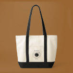 Black and White Sunflower Wedding Tote Bag bags