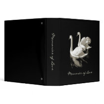 Black And White Swans binder