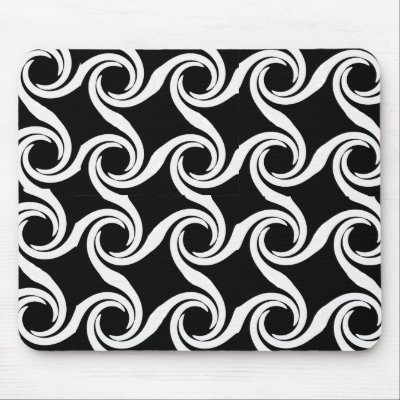 Black and White Swirl Pattern