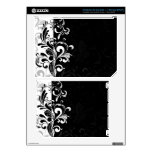 Black and White Swirl Skins For Nintendo Wii