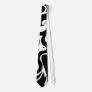 Black and white swirly tie