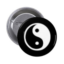 Black  and white Taojitu Pins