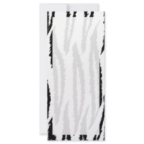 Black and White Tiger Print. Tiger Pattern. Rack Cards