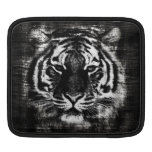 Black and White Tiger Vintage  iPad sleeve