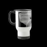 Black and White Travel Mug mugs