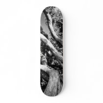 Black and white tree skateboard decks