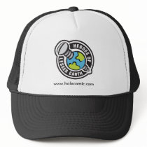 Black and white Trucker Hat hats
