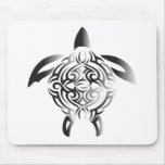 black-and-white-turtle mousepad