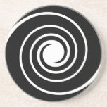 Black and White Twist. Drink Coasters