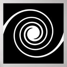 Black and White Twist. Print