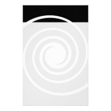 Black and White Twist. Stationery