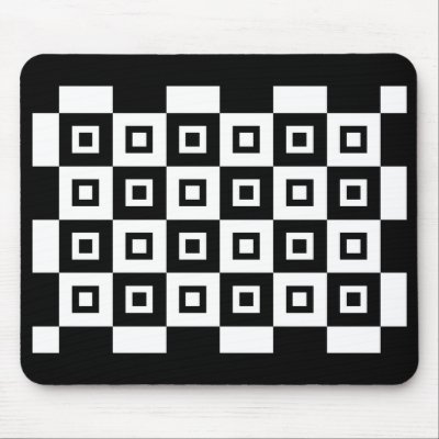 Black and White Vertigo Use Pads by JaZilla