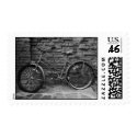 BLACK AND WHITE VINTAGE BICYCLE postage by bonnievoyage BLACK AND WHITE VINTAGE BICYCLE postage