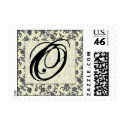 Black and white vintage damask pos... - Customized stamp