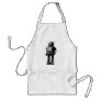 Black and White Vintage Robot Aprons