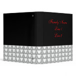 Black and White Vintage Style Scrapbook binders
