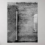 Black and White Wall Poster