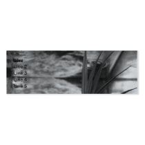 Black and White water plant profile cards