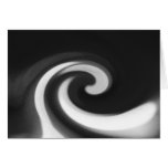 Black and White Wave Card
