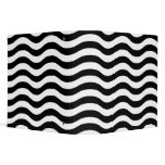 Black And White Wavy Stripes Binder binders