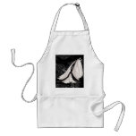 Black and White Wedding Gown Aprons