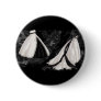 Black and White Wedding Gown Pin