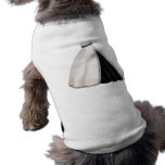 Black and White Wedding Gown Dog Tee