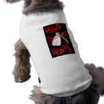Black and White Wedding Gown Dog Tee