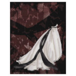 Black and White Wedding Gown Custom Flyer